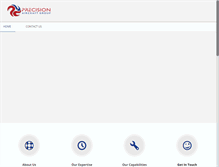 Tablet Screenshot of precisionaircraftgroup.com
